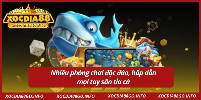 Bước vào thế giới phòng chơi đa dạng cùng bắn cá Royal Fishing XOCDIA88