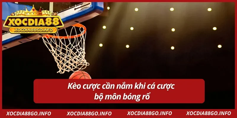 Kèo cược phổ biến khi cá cược bóng rổ 