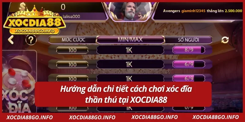 Chi tiết cách chơi xóc đĩa tứ linh tại cổng game XOCDIA88